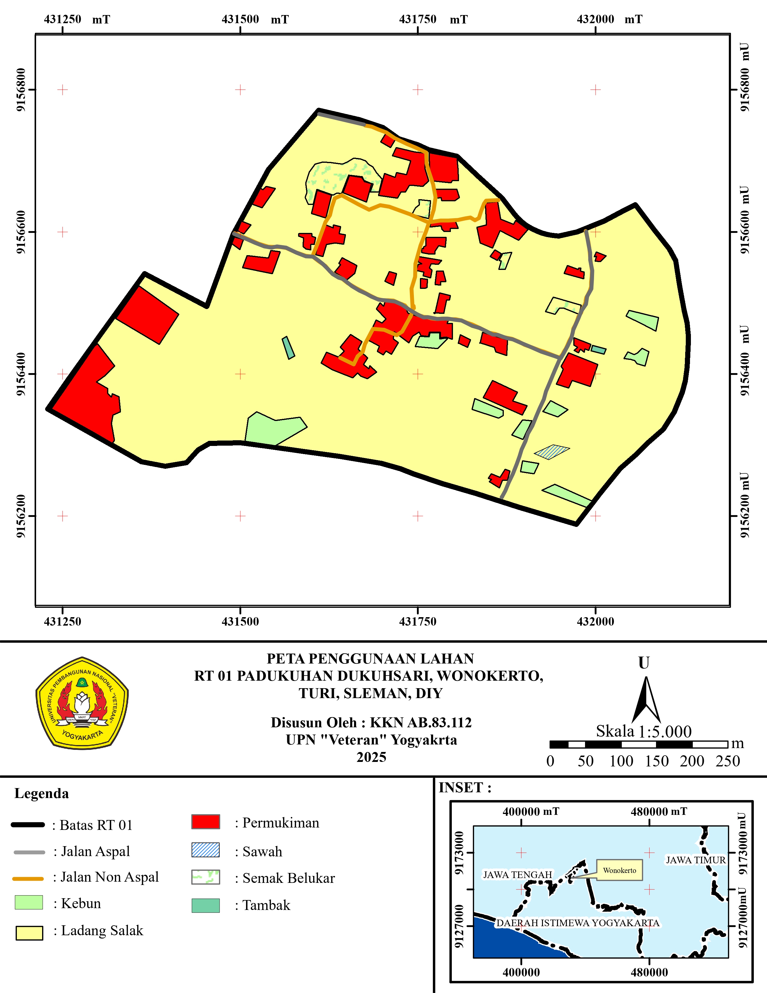 Peta Penggunaan Lahan Dukuhsari
